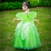 Picture of Girls Tinkerbell Princess Green Dress with Butterfly Wings