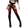Picture of Womens Halloween Skeleton Printed Sexy Legging