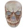 Picture of Skeleton Mask with Movable Jaw - White with Blood