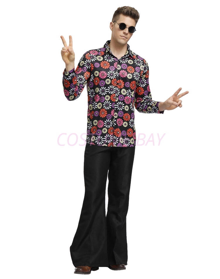 Jaren 70 / Hippie Herenkleding - Jaren 70 / Hippie - Thema