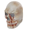 Picture of Skeleton Mask with Movable Jaw - White with Blood