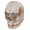 Picture of Skeleton Mask with Movable Jaw - White with Blood