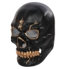 Picture of Skeleton Mask with Movable Jaw - Black Gold