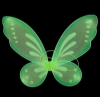 Picture of Girls Tinkerbell Princess Green Dress with Butterfly Wings