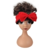 Picture of Encanto Dolores Madrigal Cosplay Wig with Red Bow Headband