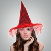 Picture of Halloween Black Witch Hat with Veil