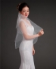 Picture of One Tier White Wedding Veil