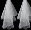 Picture of One Tier White Wedding Veil