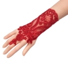 Picture of Red Lace Fingerless Gloves