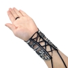 Picture of Black Lace Fingerless Gloves