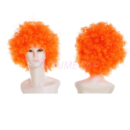 Picture of 70's Funky Disco Afro Wig - Orange