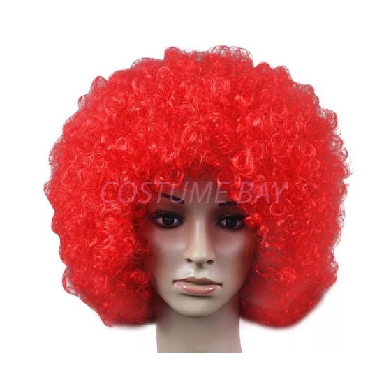 Picture of 70's Funky Disco Afro Wig - Red
