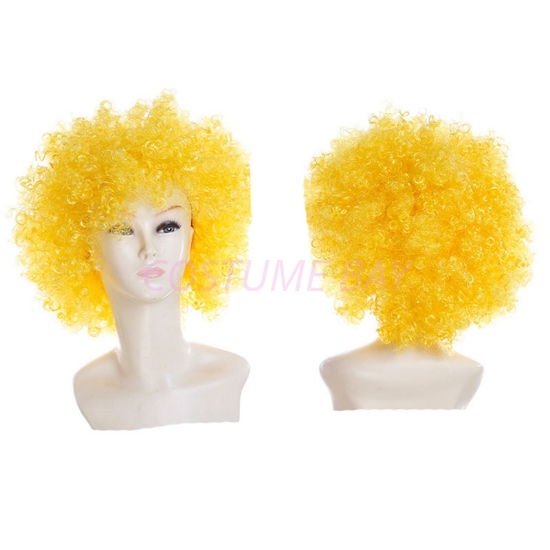 Picture of 70's Funky Disco Afro Wig - Yellow