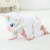 Picture of White Unicorn Baby Kigurumi Onesie Romper 