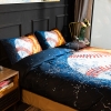 Picture of 3D Hot Fire Baseball Duvet Cover Set with Pillowcase