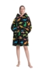 Picture of New Design Animal Fruit Print Hooded Blanket Hoodie