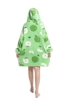 Picture of New Design Animal Fruit Print Hooded Blanket Hoodie - Strawberry