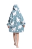 Picture of New Design Fruit Print Hooded Blanket Hoodie - Apple