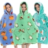 Picture of New Design Kids Animal Fruit Print Hooded Blanket Hoodie 