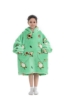 Picture of New Design Kids Fruit Print Hooded Blanket Hoodie  - Avocado