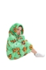 Picture of New Design Kids Fruit Print Hooded Blanket Hoodie  - Avocado