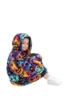 Picture of New Design Kids Fruit Print Hooded Blanket Hoodie  - Avocado