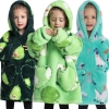 Picture of New Design Kids Toddler Animal Fruit Print Blanket Hoodie