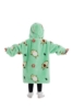 Picture of New Design Kids Toddler Animal Fruit Print Blanket Hoodie - Avocado