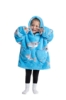 Picture of New Design Kids Toddler Animal Fruit Print Blanket Hoodie - Blue Shark