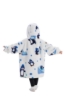 Picture of New Design Kids Toddler Animal Fruit Print Blanket Hoodie - Blue Shark