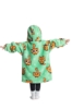 Picture of New Design Kids Toddler Animal Fruit Print Blanket Hoodie - Pumpkin