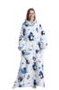 Picture of New Design Adult 1.4m Extra-Long Hooded Blanket Hoodie - Dinosaur