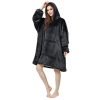 Picture of Sweatshirt Hoodie Blanket - Black