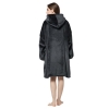 Picture of Sweatshirt Hoodie Blanket - Black