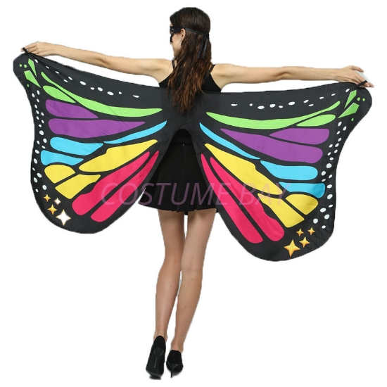 Picture of Dancing Butterfly Cape Wings - Rainbow