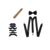 Picture of The 1920s 7pcs Mens themed party Gatsby Gangster Costume Accessories Set