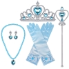 Picture of Girls Princess 5pcs Accessories Set - Tiera, Gloves, Wand, Necklace, Earrings