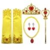 Picture of Girls Princess 5pcs Accessories Set - Tiera, Gloves, Wand, Necklace, Earrings