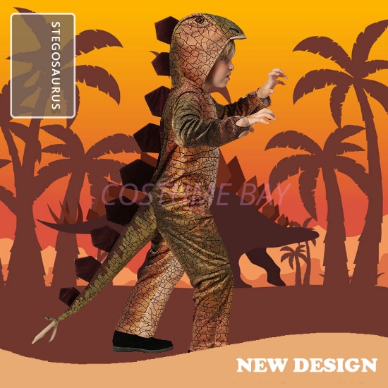 Picture of Kids Stegosaurus Costume Jurassic World  Dinosaur Jumpsuit