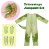 Picture of Kids Triceratops Costume Jurassic World Dinosaur Jumpsuit 