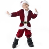 Picture of Kids Boys Christmas Xmas 8pcs Santa Costume Set Party Festival 