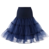 Picture of Retro Rockabilly Petticoat Tutu Costume Underskirt - Black