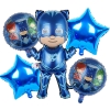 Picture of 5pcs PJ Masks Foil balloons - Blue / Green / Red