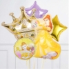 Picture of Princess Elegant 5pcs Balloons Set Party Decoration