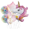 Picture of Unicorn 9pcs Balloons Set Party Decoration