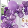 Picture of 145pcs Purple Balloons Garland Arch Kit Set 