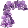 Picture of 145pcs Purple Balloons Garland Arch Kit Set 