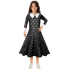 Picture of Girls Wednesday Addams Family Cosplay Dress Up Costume