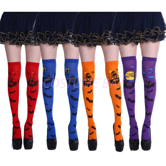 Picture of Womens Halloween High Socks Stocking Cosplay 