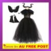 Picture of 5Pcs Girls Maleficent Tutu Dress for Book Week